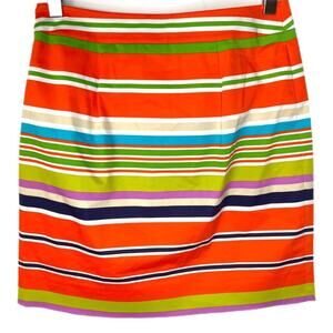 Kate Spade Striped Mini Skirt Sz 2